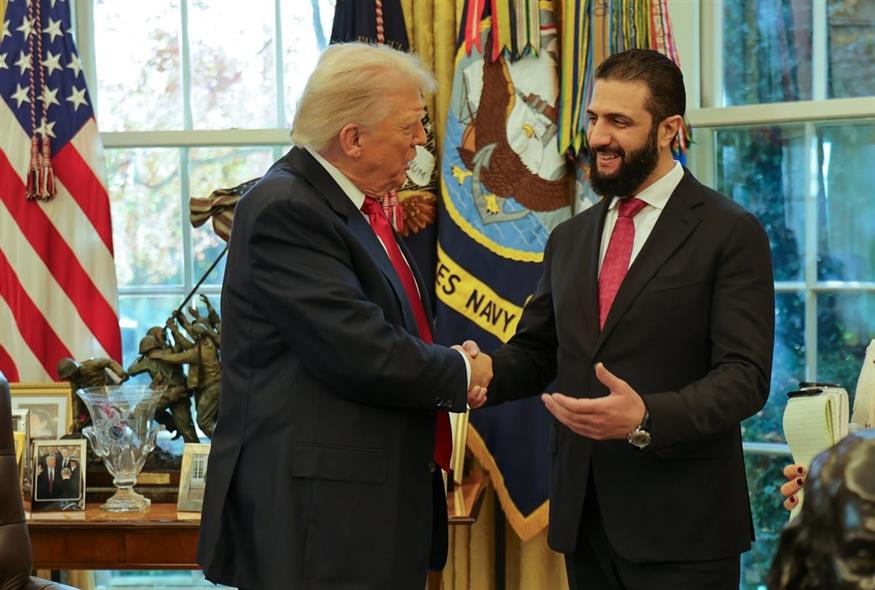 Τραμπ - Σάραα/AP