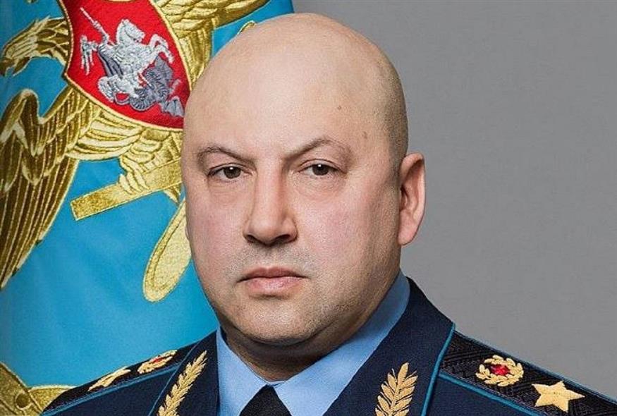 Ο  διοικητής των ρωσικών στρατευμάτων στην Ουκρανία, Σεργκέι Σουροβίκιν (twitter/ntvru)