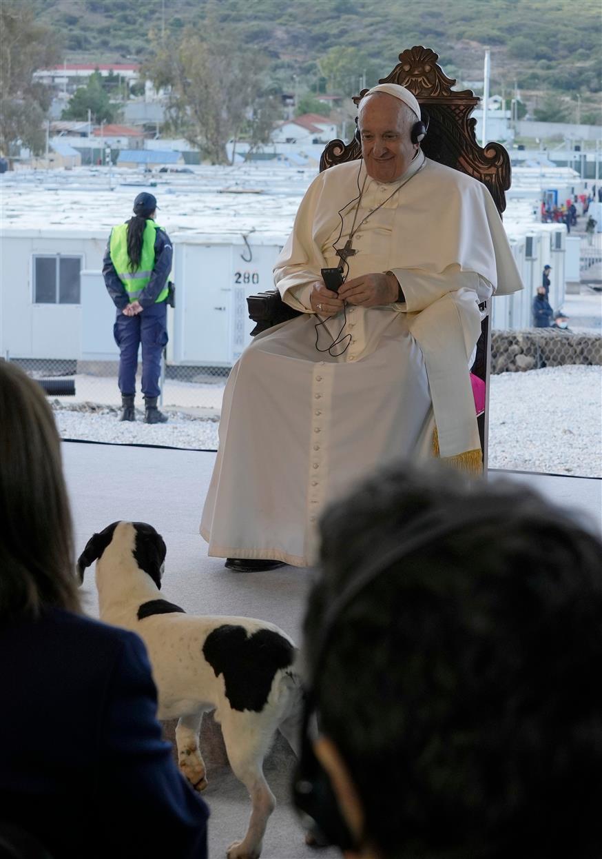 σκύλος Πάπας Φραγκίσκος