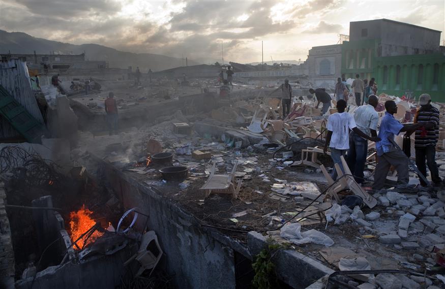Σεισμός στην Αϊτή (AP Photo/Ramon Espinosa)