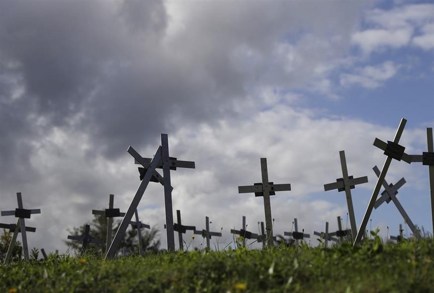 Νεκροταφείο στην Ιταλία (φωτογραφία αρχείου / Associated Press)