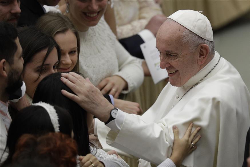 Πάπας Φραγκίσκος/(AP Photo/Gregorio Borgia)