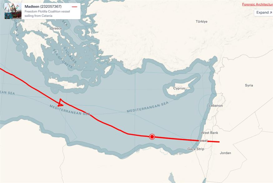 Madleen - χάρτης Madleen - χάρτης