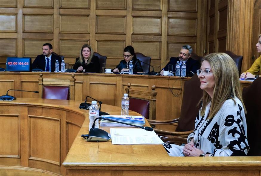 Η Αριστέα Βολιτάκη κατέθεσε στην Εξεταστική Επιτροπή (ΓΙΩΡΓΟΣ ΚΟΝΤΑΡΙΝΗΣ/EUROKINISSI) Η Αριστέα Βολιτάκη κατέθεσε στην Εξεταστική Επιτροπή (ΓΙΩΡΓΟΣ ΚΟΝΤΑΡΙΝΗΣ/EUROKINISSI)