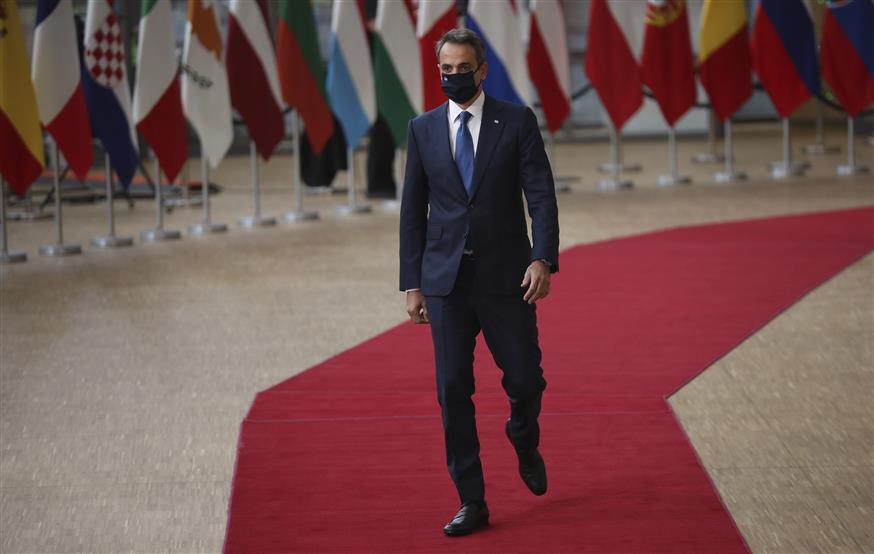 Ο πρωθυπουργός Κυριάκος Μητσοτάκης (AP Photo/Francisco Seco, Pool)