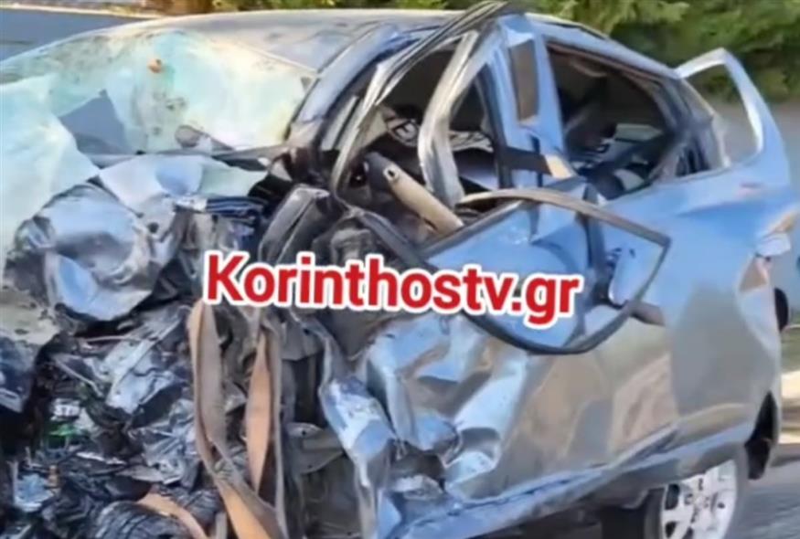 Τροχαίο στο Κιάτο/korinthostv