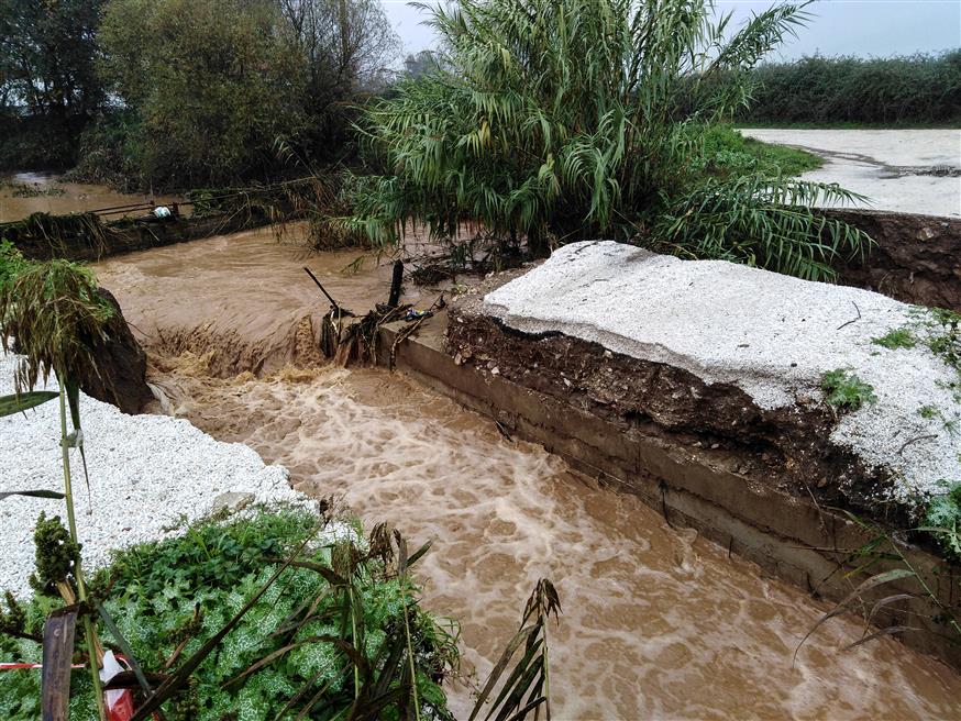 Πλημμύρες στην Καβάλα/Eurokinissi