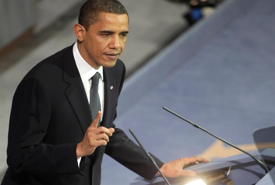 Μπαράκ Ομπάμα: Στο όνομα του «δίκαιου και αναγκαίου πολέμου εναντίον του Κακού»./ copyright AP PHOTOS
