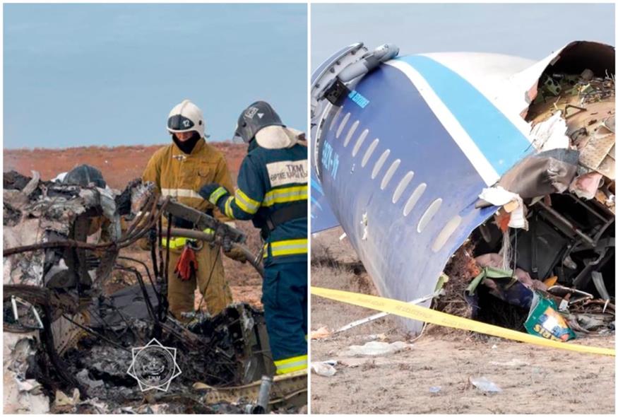 Συντριβή αεροσκάφους στο Καζακστάν/AP Photos