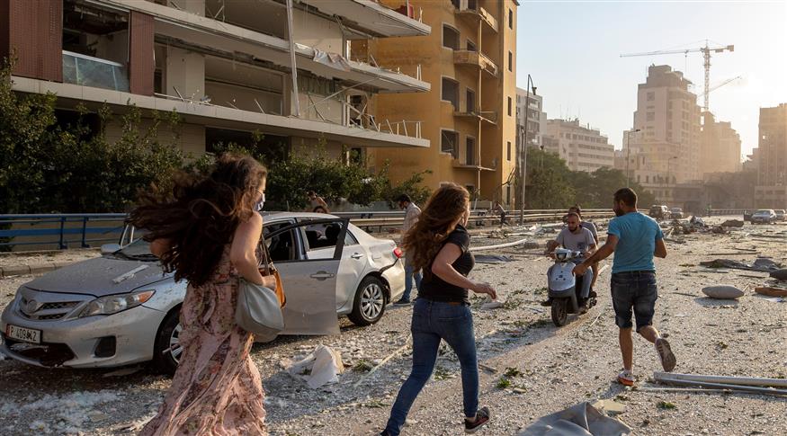 Η Βηρυτός μετά την έκρηξη (Ap Images)