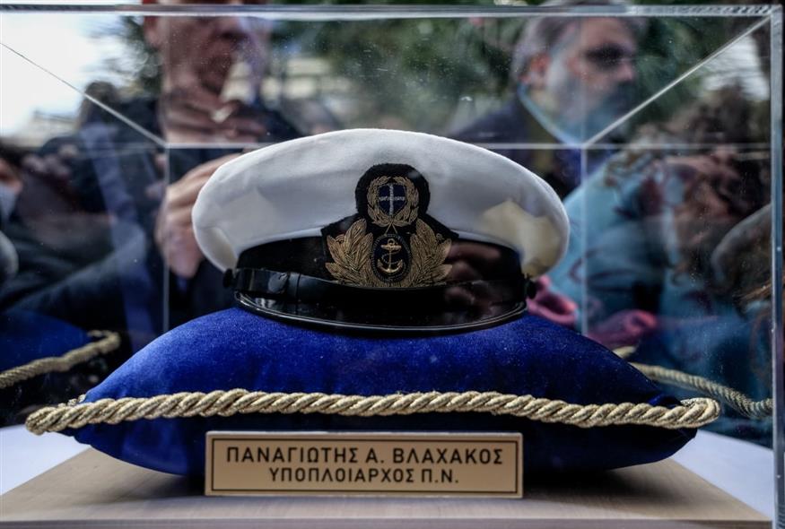 Το πηλίκιο του Παναγιώτη Βλαχάκου (ΓΙΩΡΓΟΣ ΚΟΝΤΑΡΙΝΗΣ / EUROKINISSI)