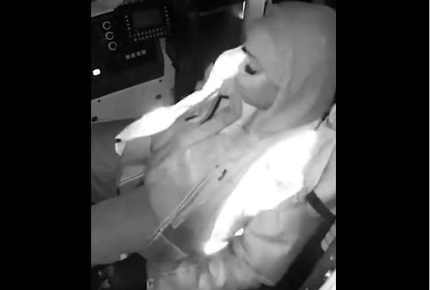 Η οδηγός στο τρένο