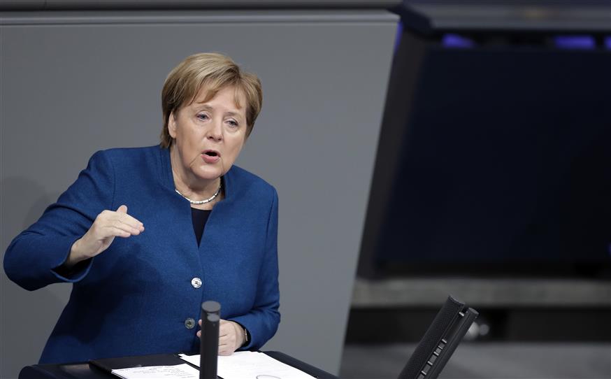 Η Γερμανίδα Καγκελάριος Άνγκελα Μέρκελ (AP Photo/Michael Sohn)