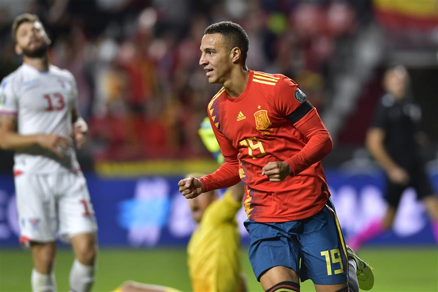 O Ροντίγκο πέτυχε τα δυο πρώτα γκολ των Ισπανών (AP Photo/Alvaro Barrientos)