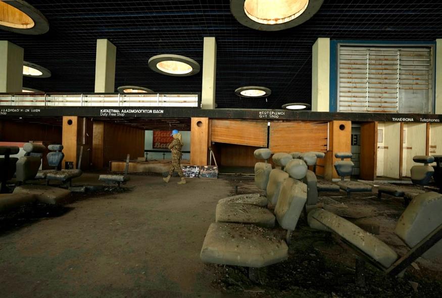 Διεθνές Αεροδρόμιο Λευκωσίας (AP Photo/Petros Karadjias) Διεθνές Αεροδρόμιο Λευκωσίας (AP Photo/Petros Karadjias)