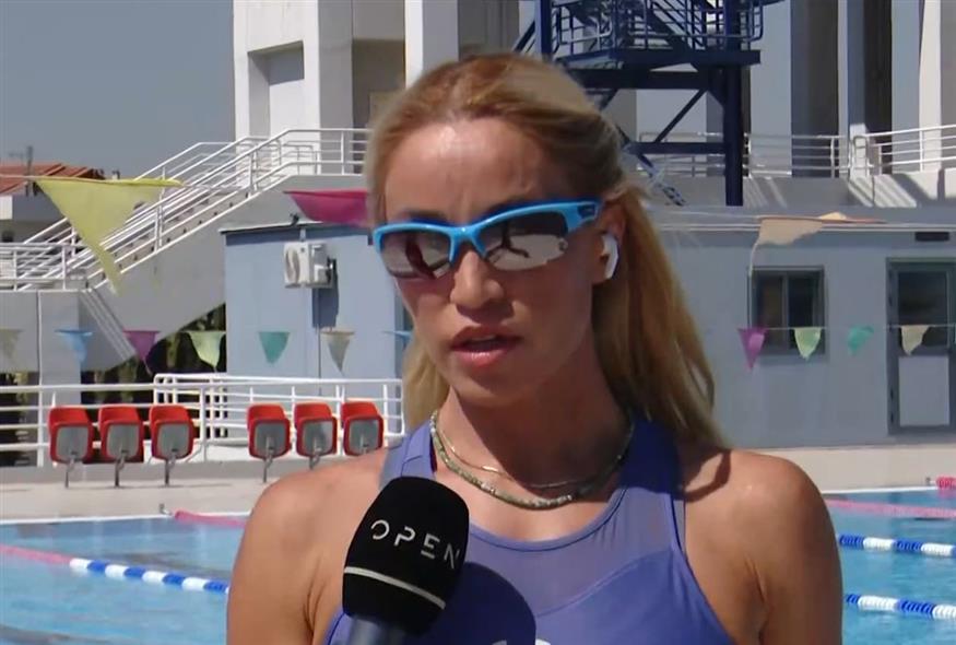 Η Καρολίνα Πελενδρίτου στο OPEN / video capture