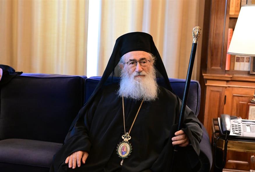 Ο Aρχιεπίσκοπος Δαμιανός (ΕUROKINISSI)