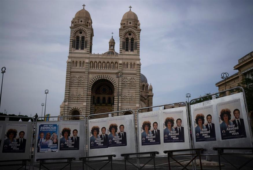 Εκλογές στη Γαλλία/AP Photo/Daniel Cole