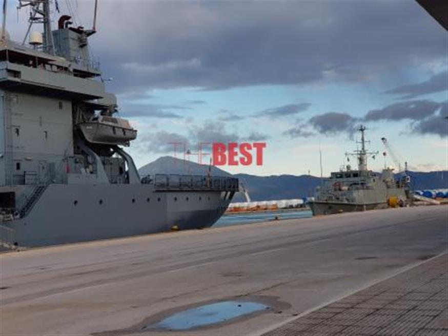 Σκάφη του ΝΑΤΟ στο λιμάνι της Πάτρας (Πηγή: thebest)