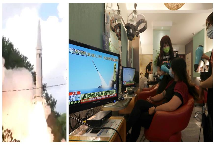 Κινέζικοι πύραυλοι εκτοξεύονται κοντά στην Ταϊβάν