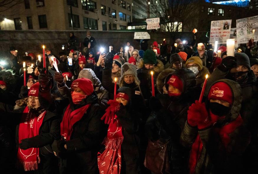 Διαδήλωση στη Νέα Υόρκη (AP)