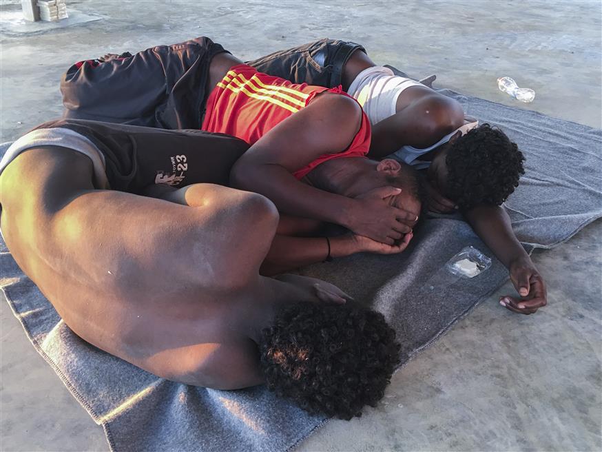 Μετανάστες στη Λιβύη/(AP Photo/Hazem Ahmed)