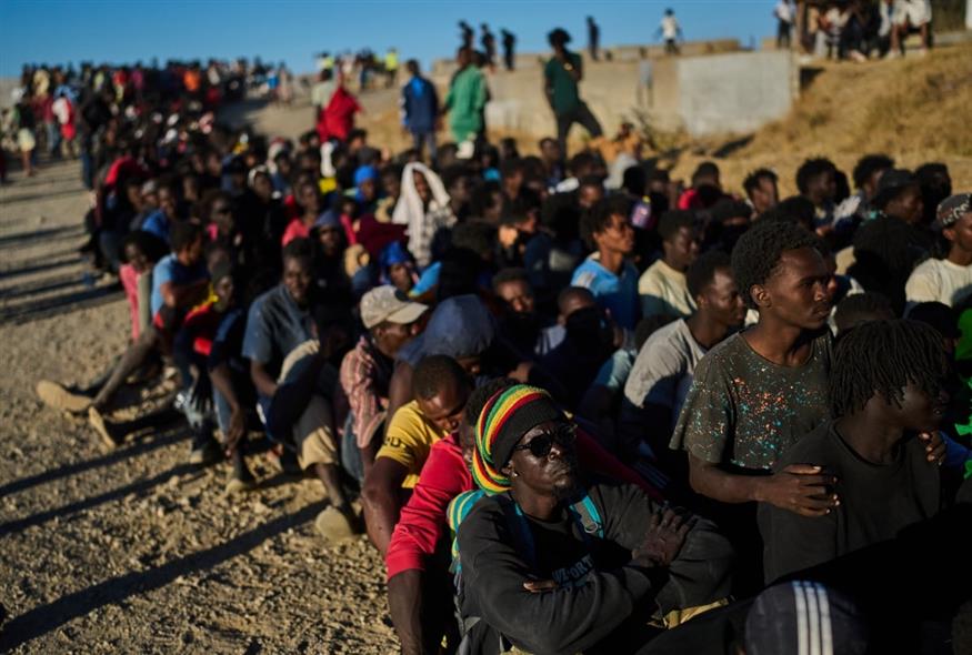 Θέουτα (Πηγη: AP Photo/Bernat Armangue) Θέουτα (Πηγη: AP Photo/Bernat Armangue)