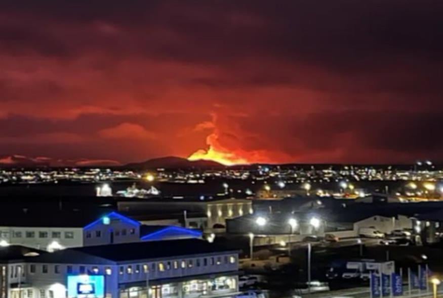 ηφαίστειο- Ισλανδία/twitter/Lija Sigur?ardottir