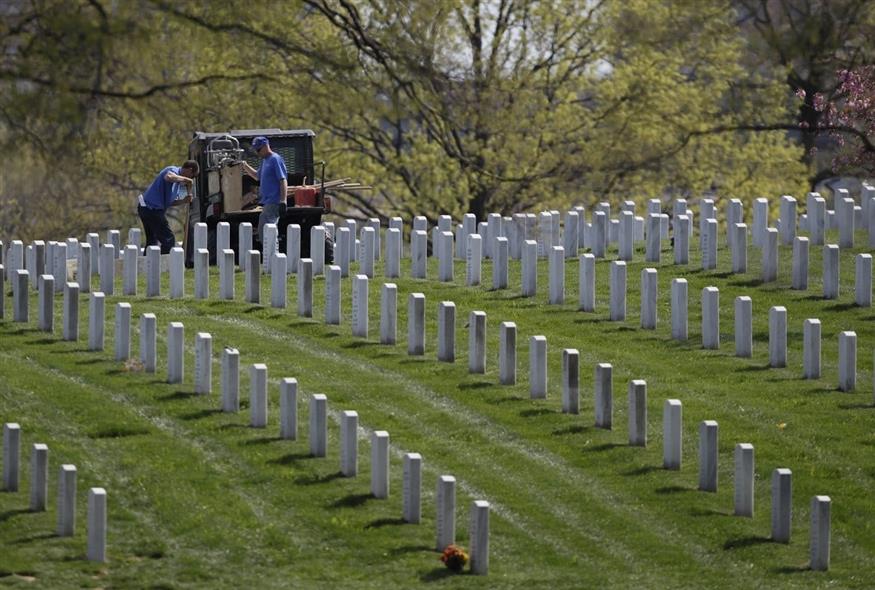 Νεκροταφείο στο Άρλινγκτον των ΗΠΑ (Associated Press)