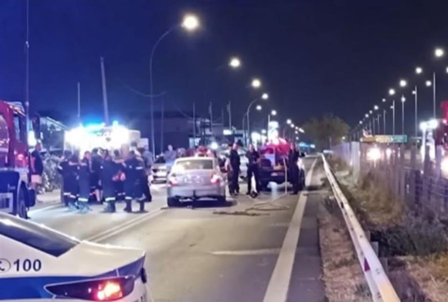 Τροχαίο Αθηνών – Λαμίας/MEGAtv