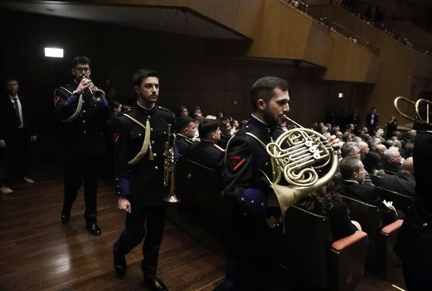 Στιγμιότυπο από την εκδήλωση εορτασμού (ΖΑΧΟΣ ΓΙΩΡΓΟΣ/INTIME NEWS)