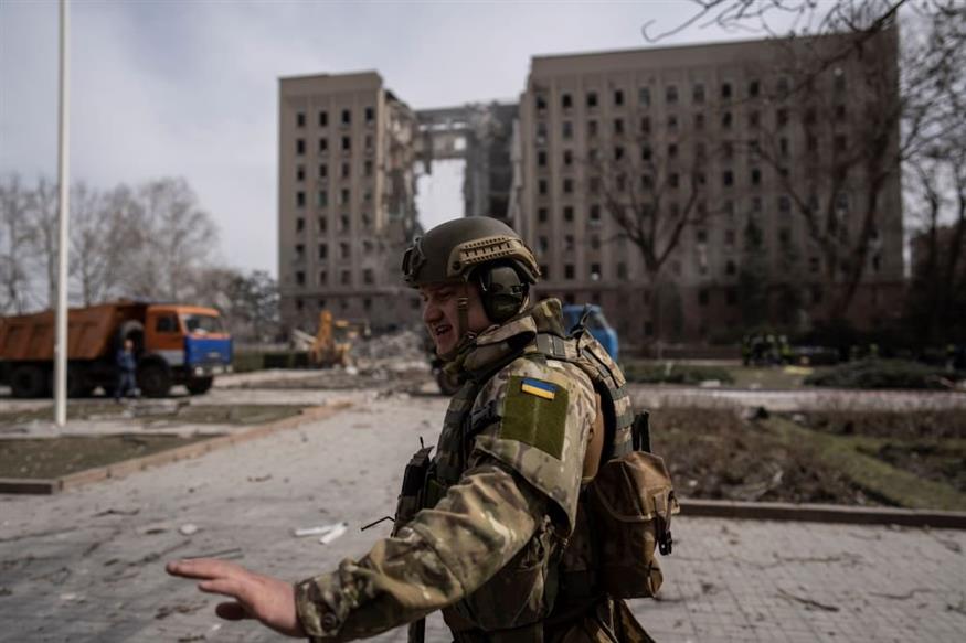 Αγωνία για την έκβαση των διαπραγματεύσεων μεταξύ Κιέβου και Μόσχας και την επίλυση της σύρραξης στην Ουκρανία / AP Photo / Petros Giannakouris