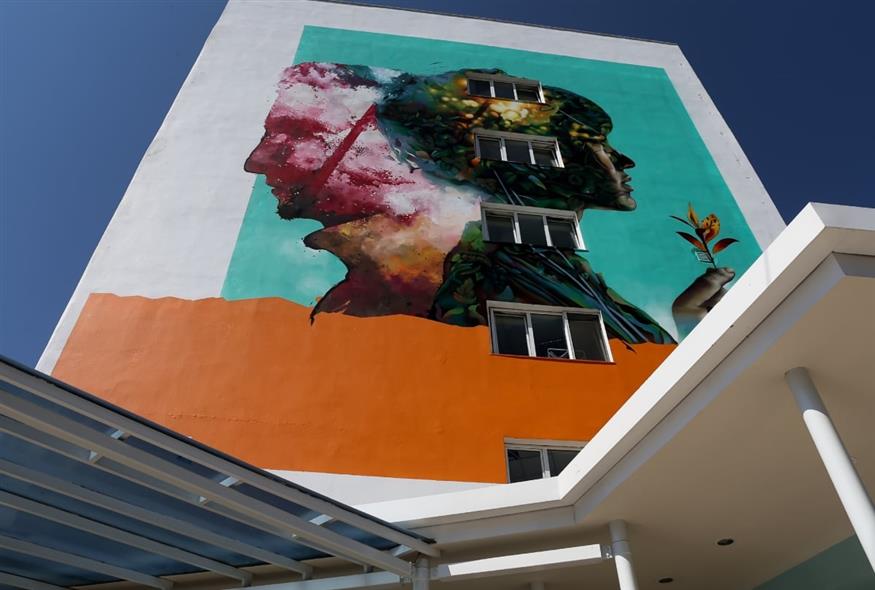 Γκράφιτι για τη δωρεά οργάνων στο ΑΧΕΠΑ (ΙΝΤΙΜΕ/ΤΟΣΙΔΗΣ ΔΗΜΗΤΡΗΣ)