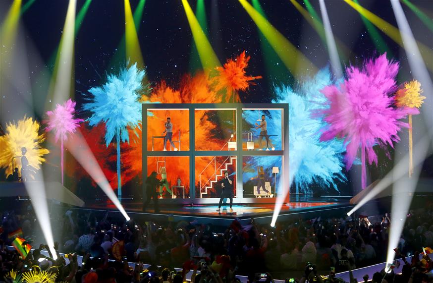 Eurovision (Copyright: AP Photo/Sebastian Scheiner)