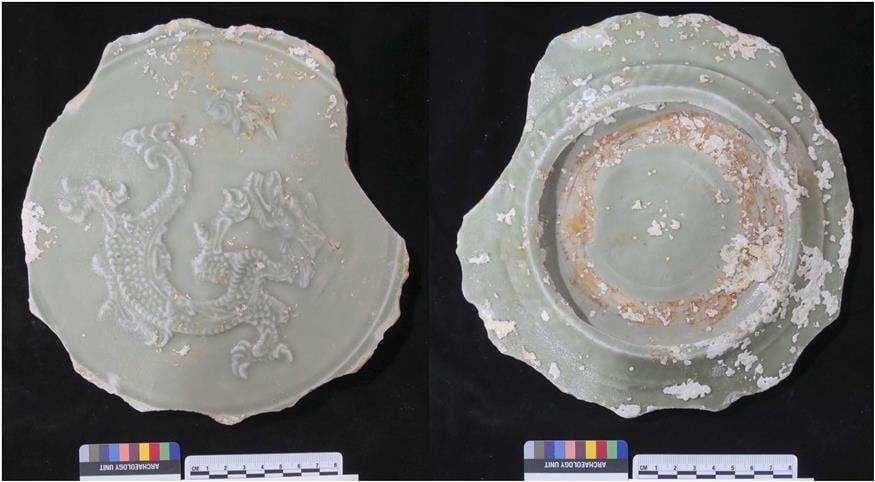 Φορτίο κυανόλευκης πορσελάνης (Michael Flecker/Science Direct)