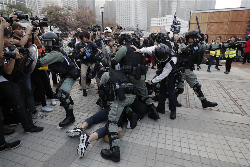 Διαδηλώσεις στο Χονγκ Κονγκ (copyright: Associated Press)