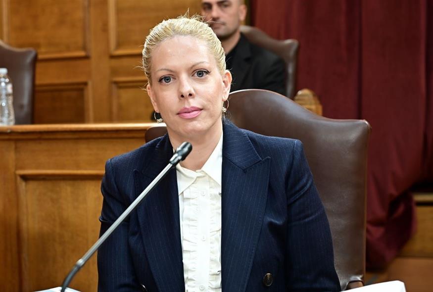 Η Ρόζα Γαργαλάκου της Neuropublic στην εξεταστική επιτροπή για το σκάνδαλο του ΟΠΕΚΕΠΕ (Eurokinissi)
