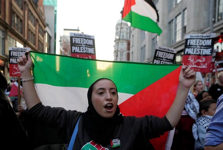 Φιλοπαλαιστινιακές διαδηλώσεις στο Λονδίνο