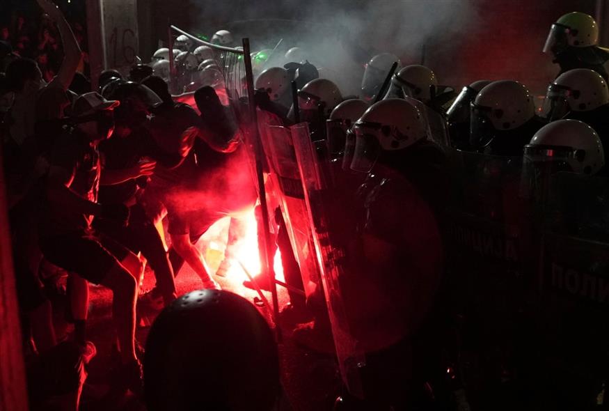 Διαδηλώσεις Σερβία (AP)