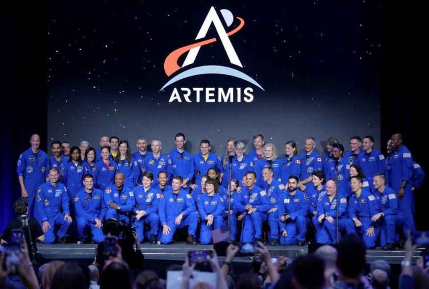 Μέλη της διαστημικής αποστολής Artemis της NASA (Associated Press)