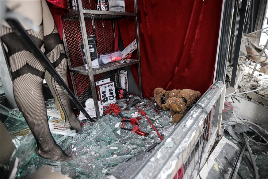 Έκρηξη σε sex shop στην Ιερά Οδό/Eurokinissi