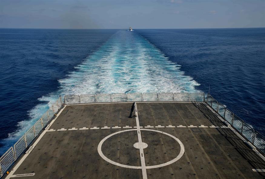 Πλοίο στη Μεσόγειο (AP Photo/Emrah Gurel)