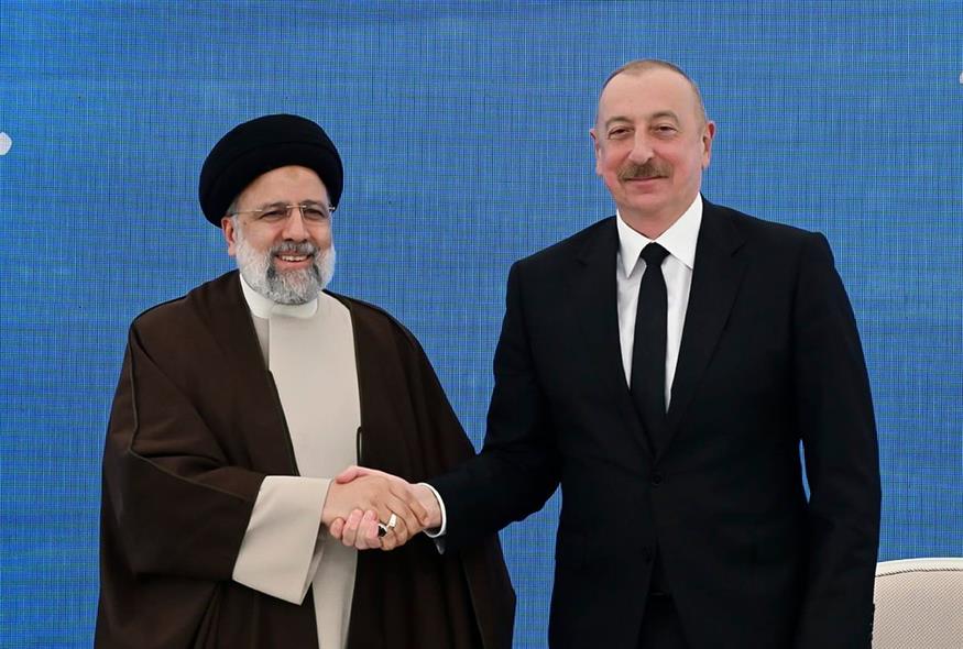 Εμπραχίμ Ραϊσι - Ιλχάμ Αλίεφ (Azerbaijani Presidential Press Office via AP)