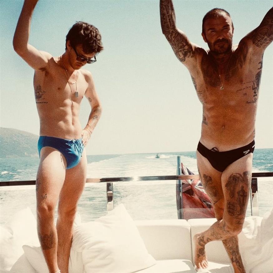 Κρουζ και Ντέιβιντ Μπέκαμ (Copyright: Instagram)