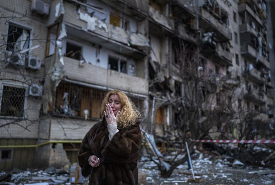 Καταστροφές σε κτίρια μετά την επίθεση στην πόλη του Κιέβου / Gallery