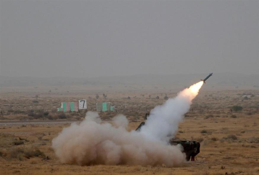 Εκτόξευση πυραύλου στην Ινδία (φωτ. αρχείου - AP Photo/Ajit Solanki)