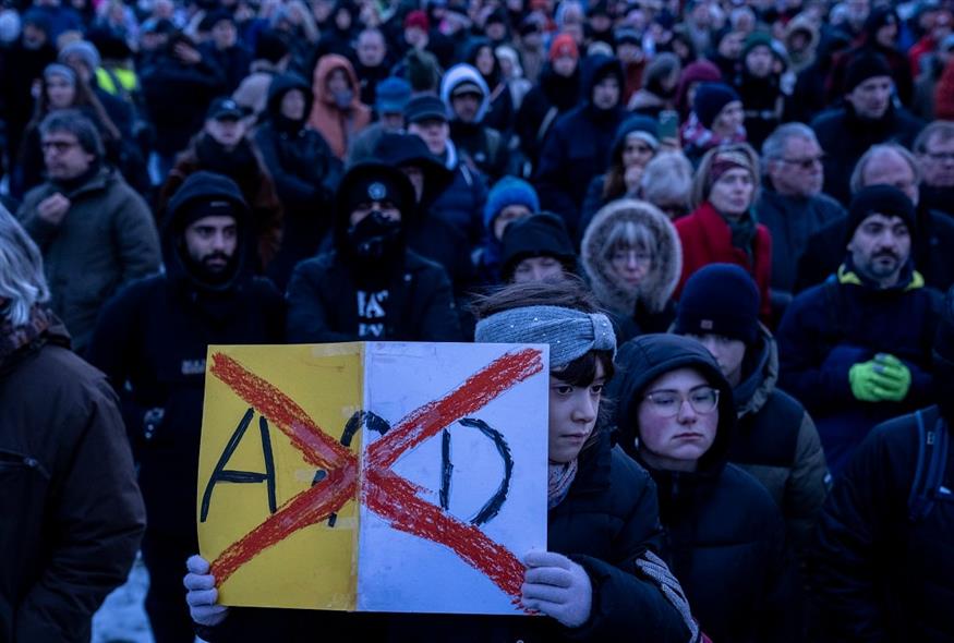 Διαδήλωση κατά του AfD στη Γερμανία (AP Photo/Ebrahim Noroozi)