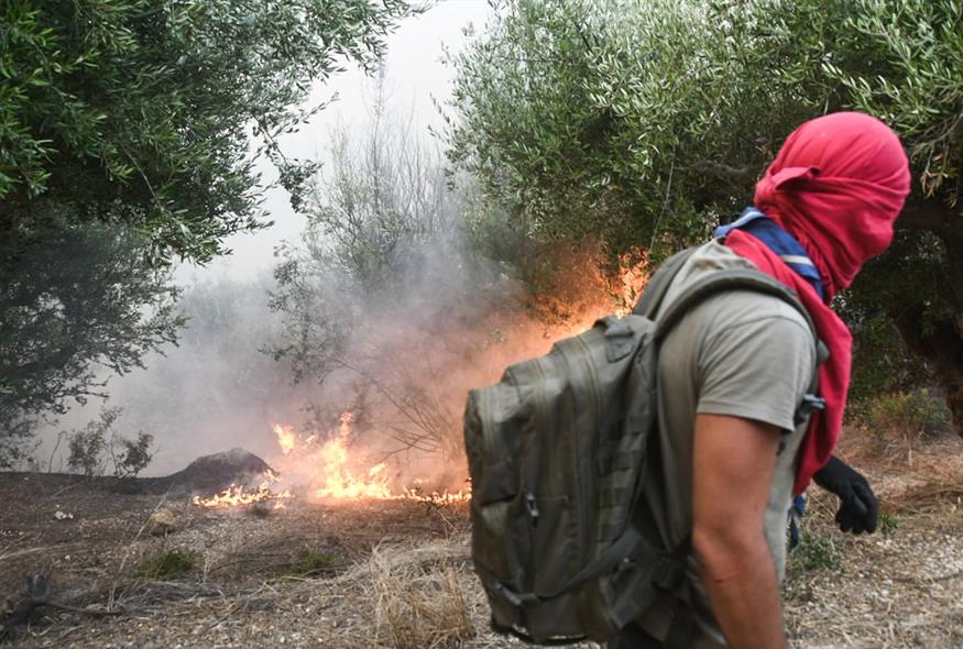 Φλεγεται η Ελλάδα: Συγκλονιστικες εικονες από τη δεύτερη ημέρα των πυρκαγιών