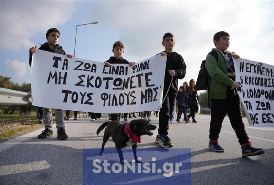 Φωτογραφία από διαμαρτυρία μαθητών/ tonhsi