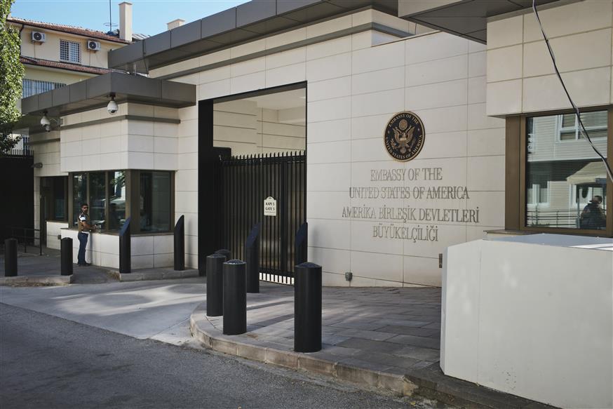 Η αμερικανική πρεσβεία στην Άγκυρα (AP Photo/Burhan Ozbilici)